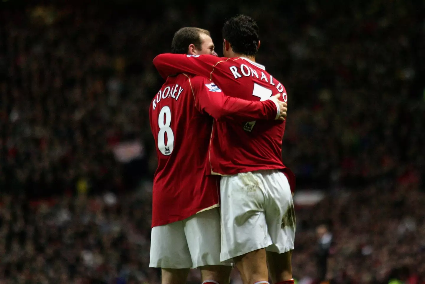 Rooney and Ronaldo in 2007. (Image