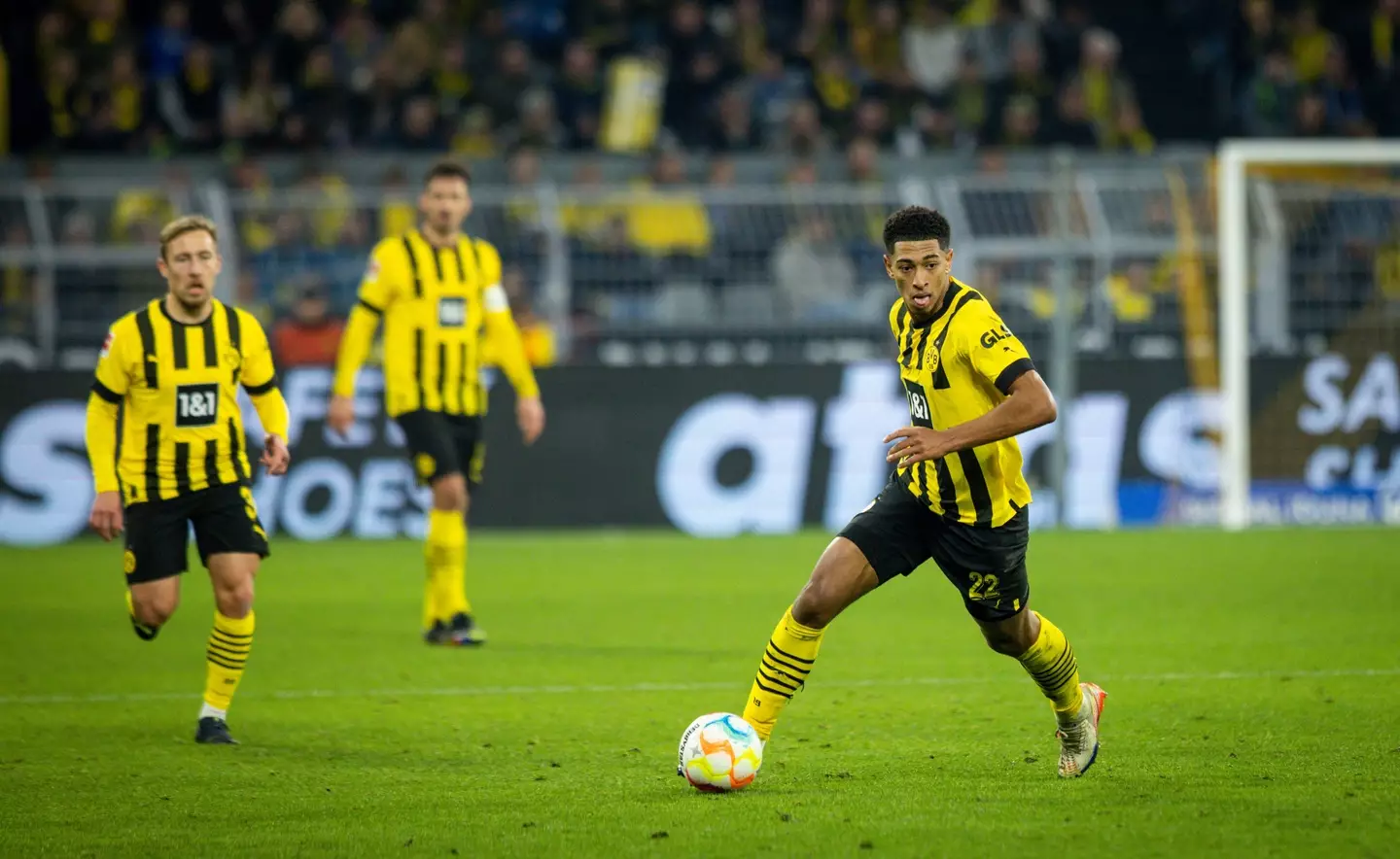 Jude Bellingham in action for Borussia Dortmund (