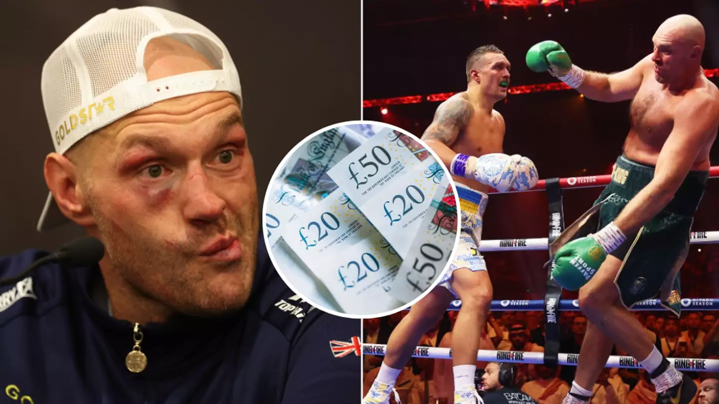 Tyson Fury faces losing half of £80 million purse after Oleksandr Usyk defeat