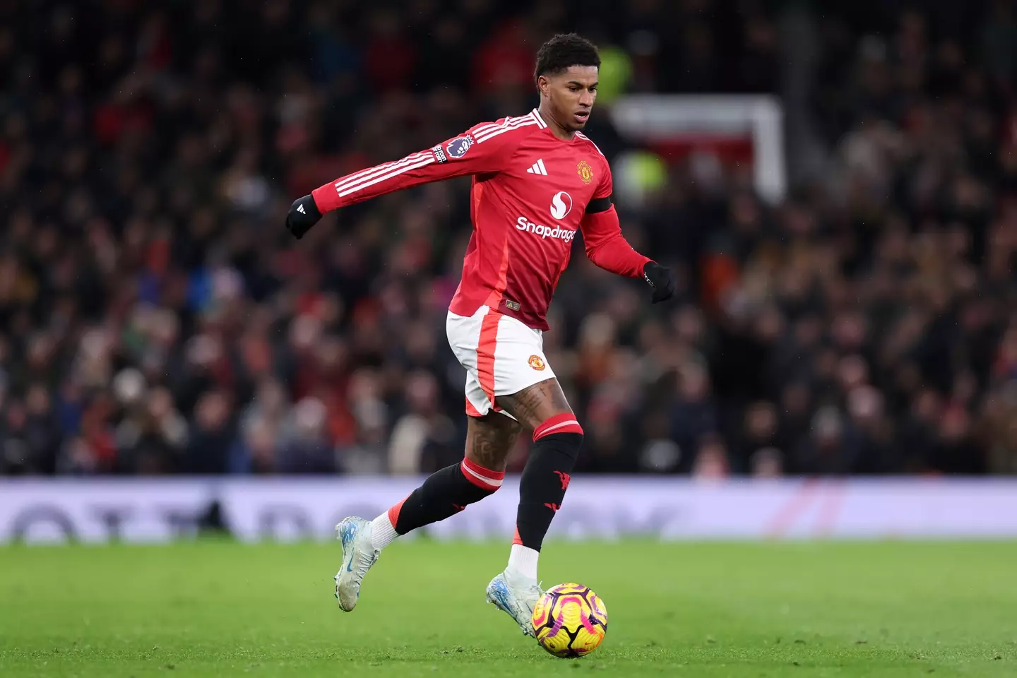 Marcus Rashford looks set to depart Manchester United in the near future. Image: Getty