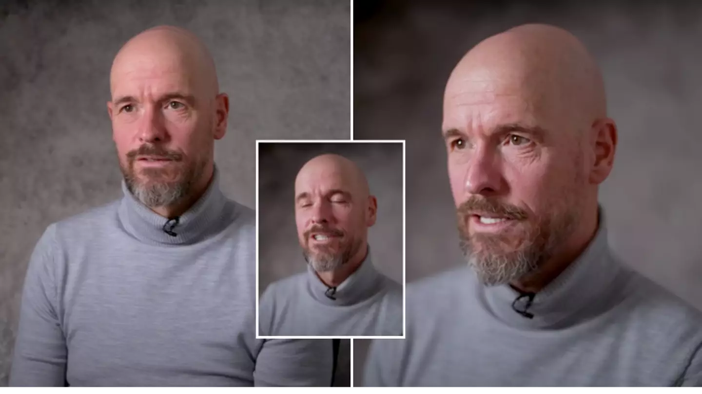 Fans in shock after interviewer makes 'crisis' comment during chat with Erik ten Hag