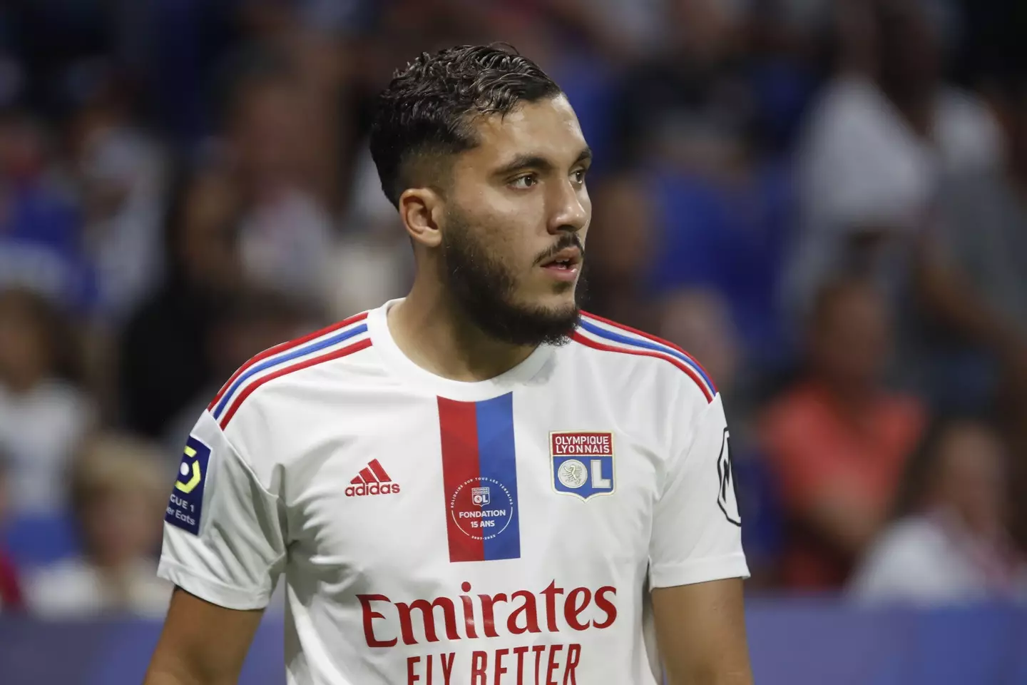 Cherki in action for Lyon. Image: Alamy 