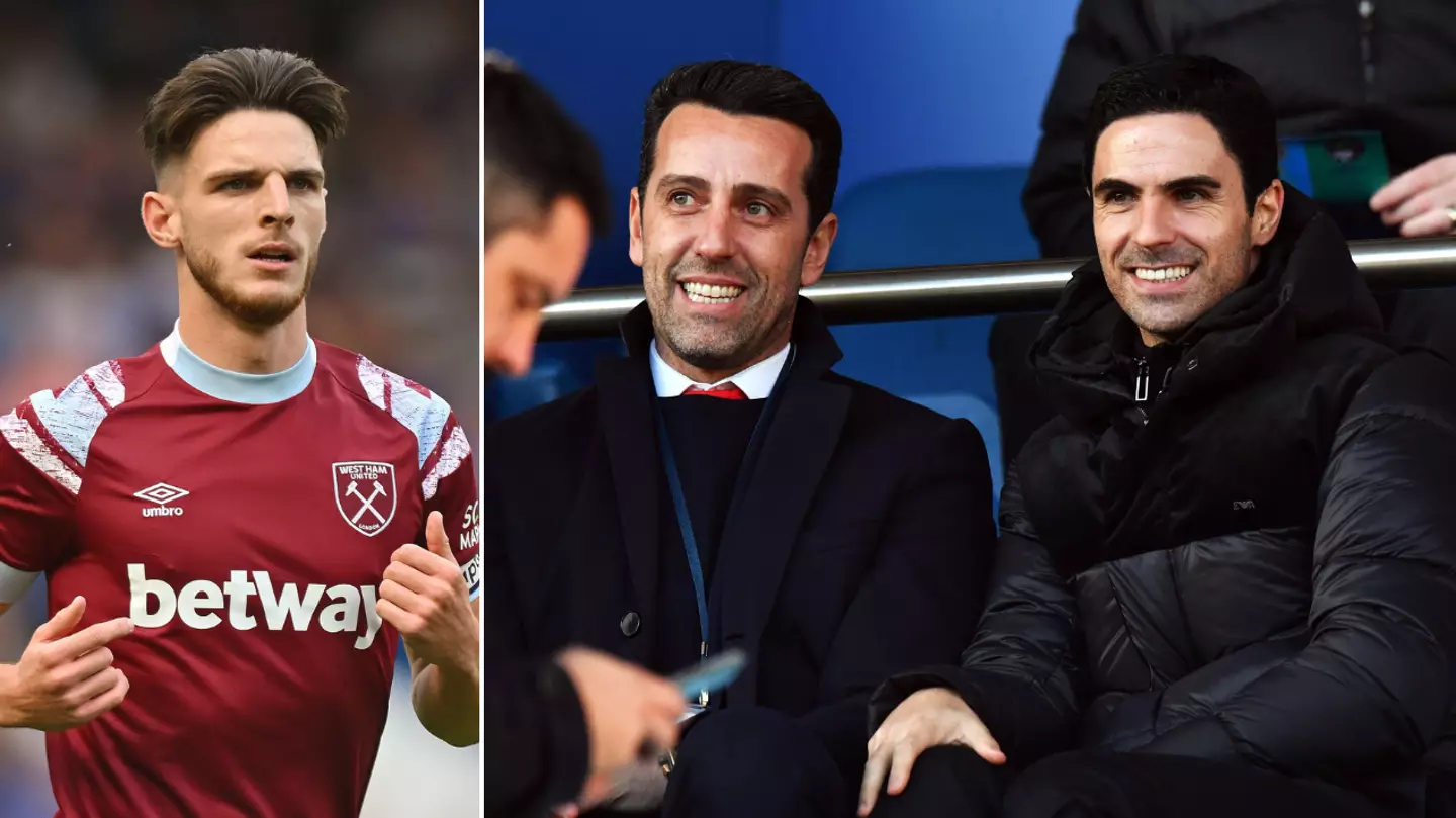 Arsenal target Declan Rice spotted at match with Edu and Josh Kroenke amid summer transfer speculation
