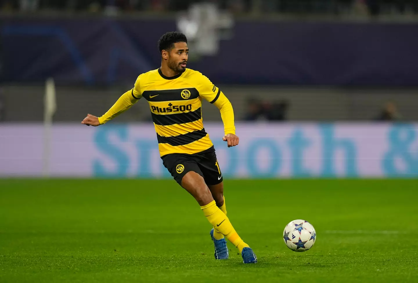 Saidy Janko played just once for Manchester United. Image: Getty