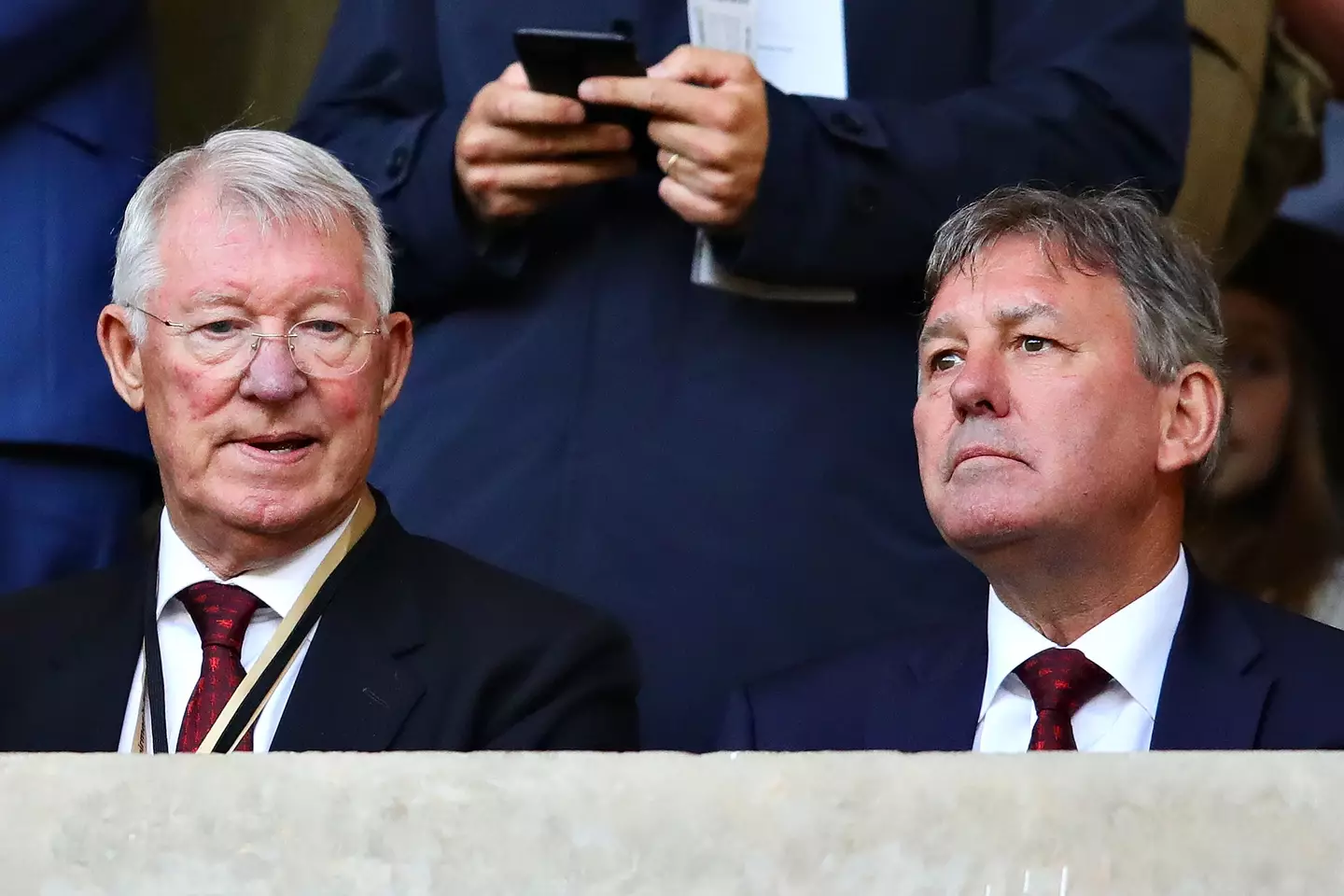 Sir Alex Ferguson managed Bryan Robson for eight years. Image: Getty