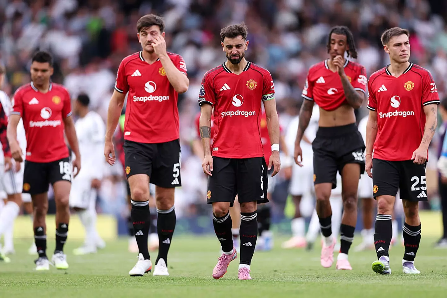 Man Utd drew 1-1 against Fulham on Sunday (Credit:Getty)