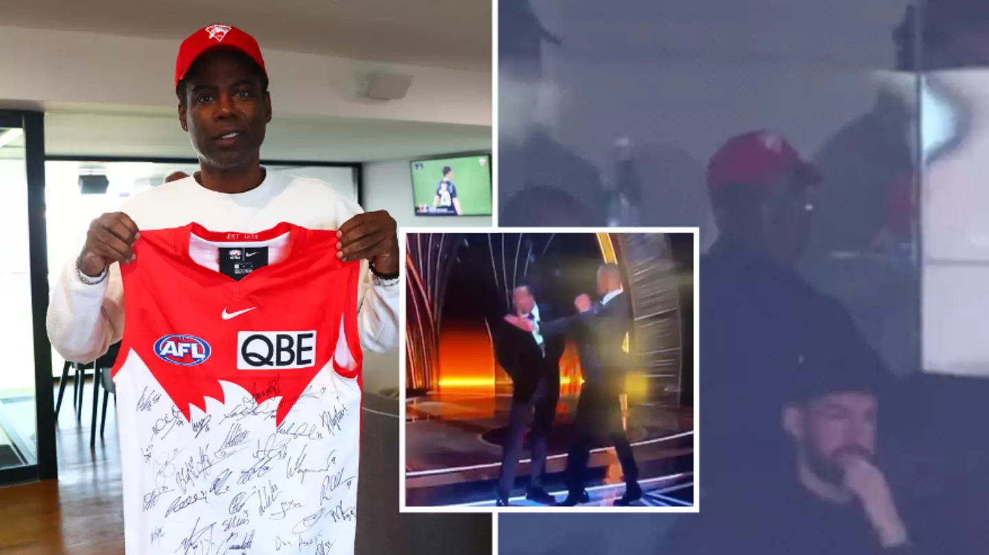 AFL commentator’s brutal comments after Chris Rock sighting at Sydney Swans game