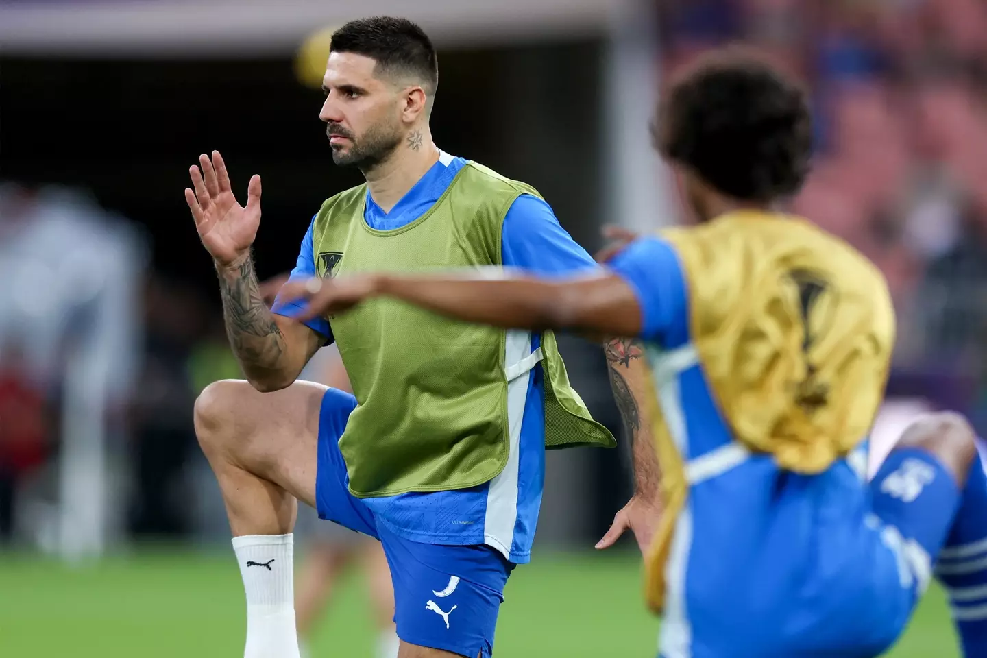 Mitrovic could leave Al Hilal this summer. Image credit: Getty