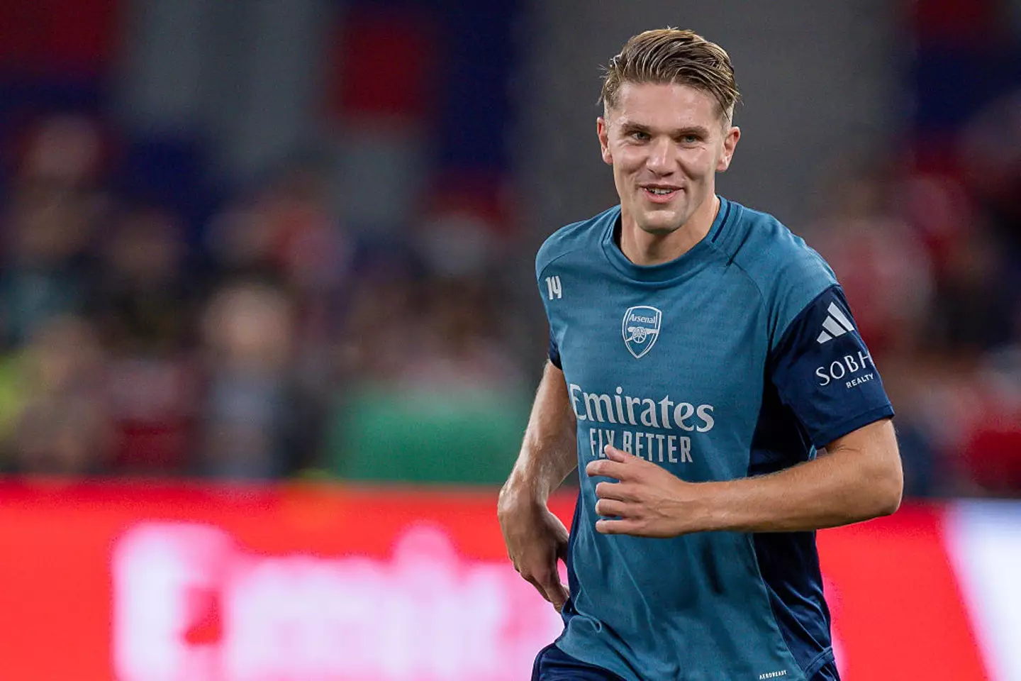 Viktor Gyokeres in Arsenal training (Credit:Getty)