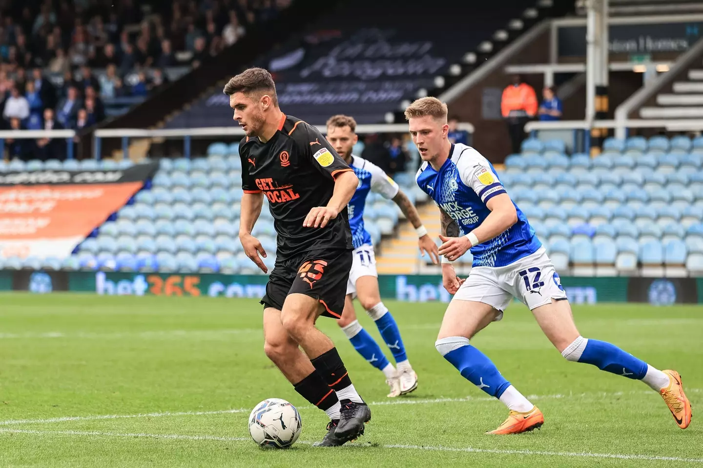 Daniels made his first team debut for Blackpool earlier this month. Image: PA Images