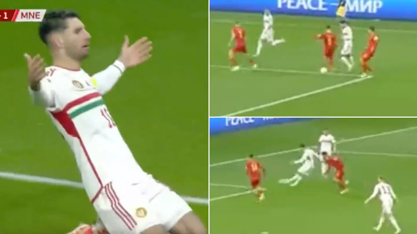 Liverpool's Dominik Szoboszlai scores incredible solo goal for Hungary that Lionel Messi would be proud of