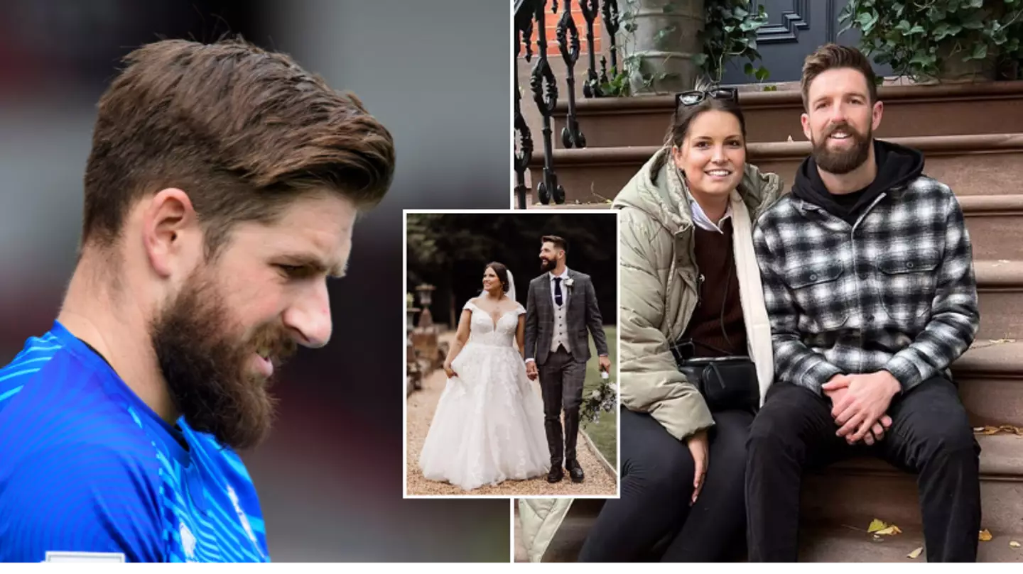 Derby goalkeeper Josh Vickers heartbroken after wife dies just three months after wedding day