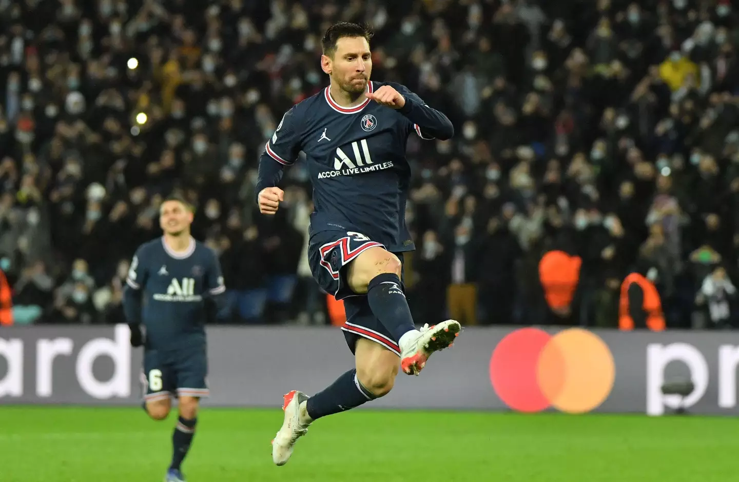 Messi has fared far better in the Champions League than Ligue 1. Image: PA Images