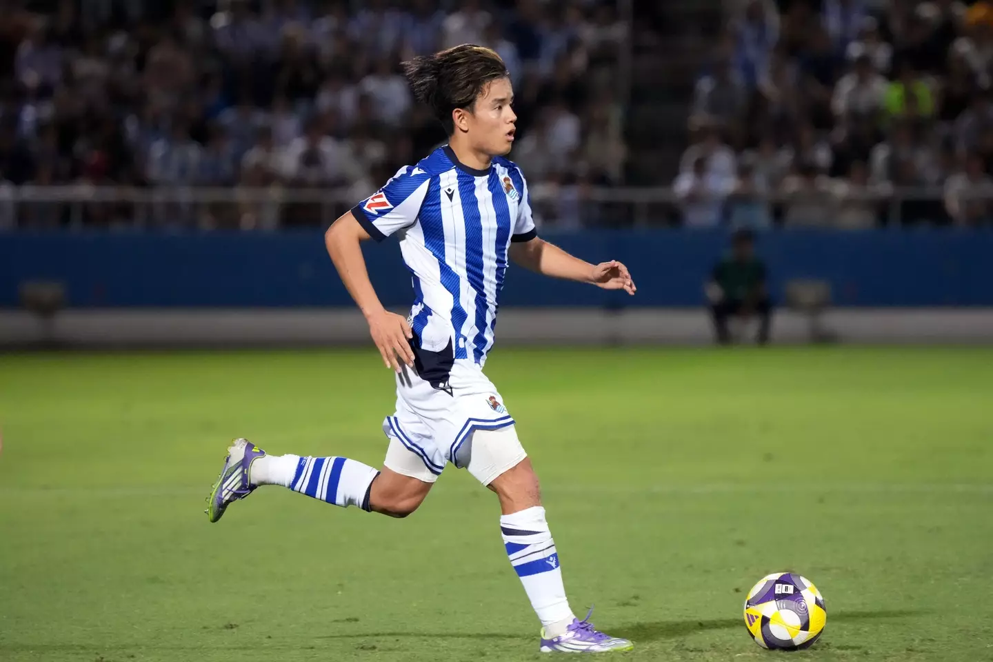 Takefusa Kubo in action for Real Sociedad. Image: Getty