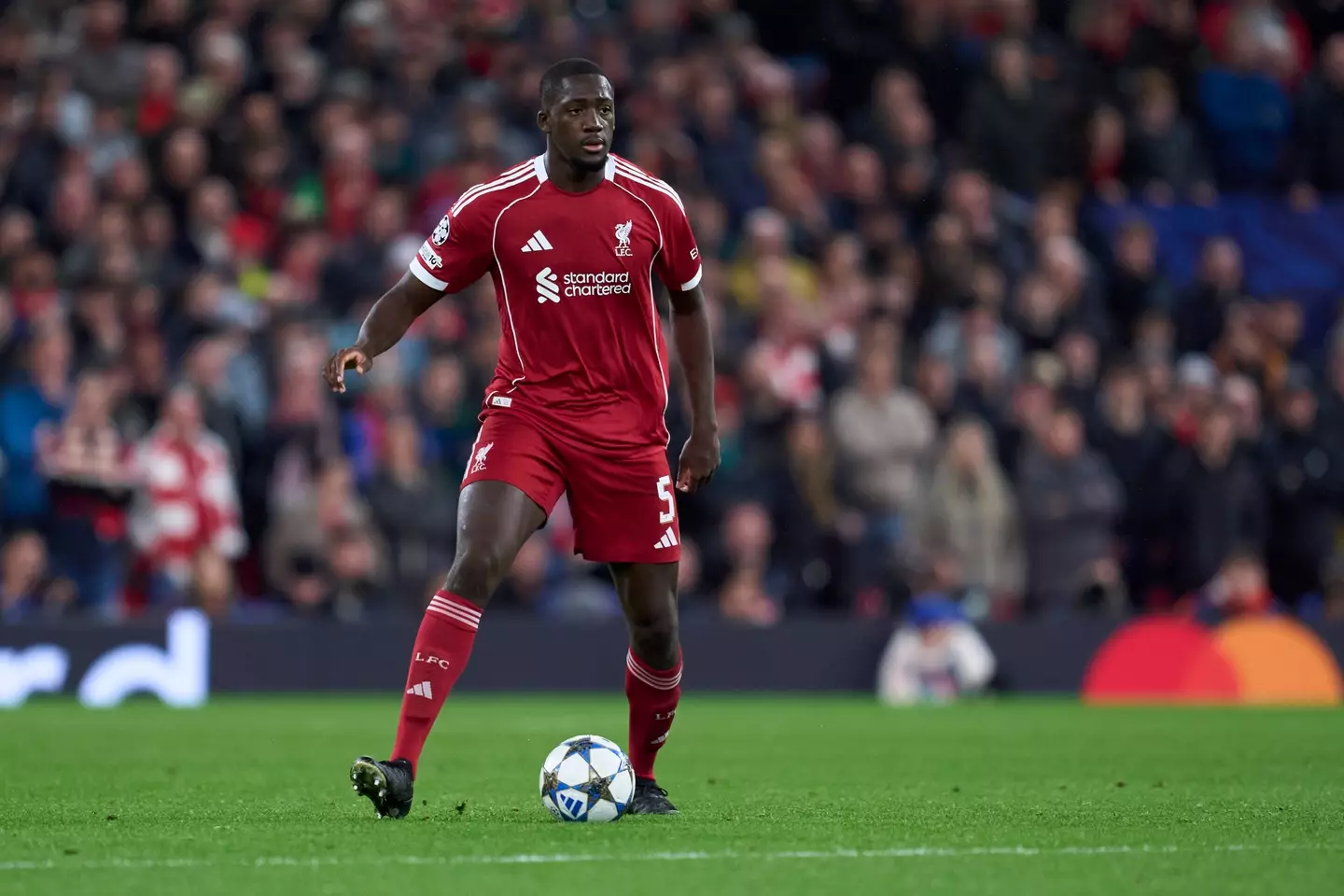 Ibrahima Konate has been linked with a move away from Anfield. Image: Getty