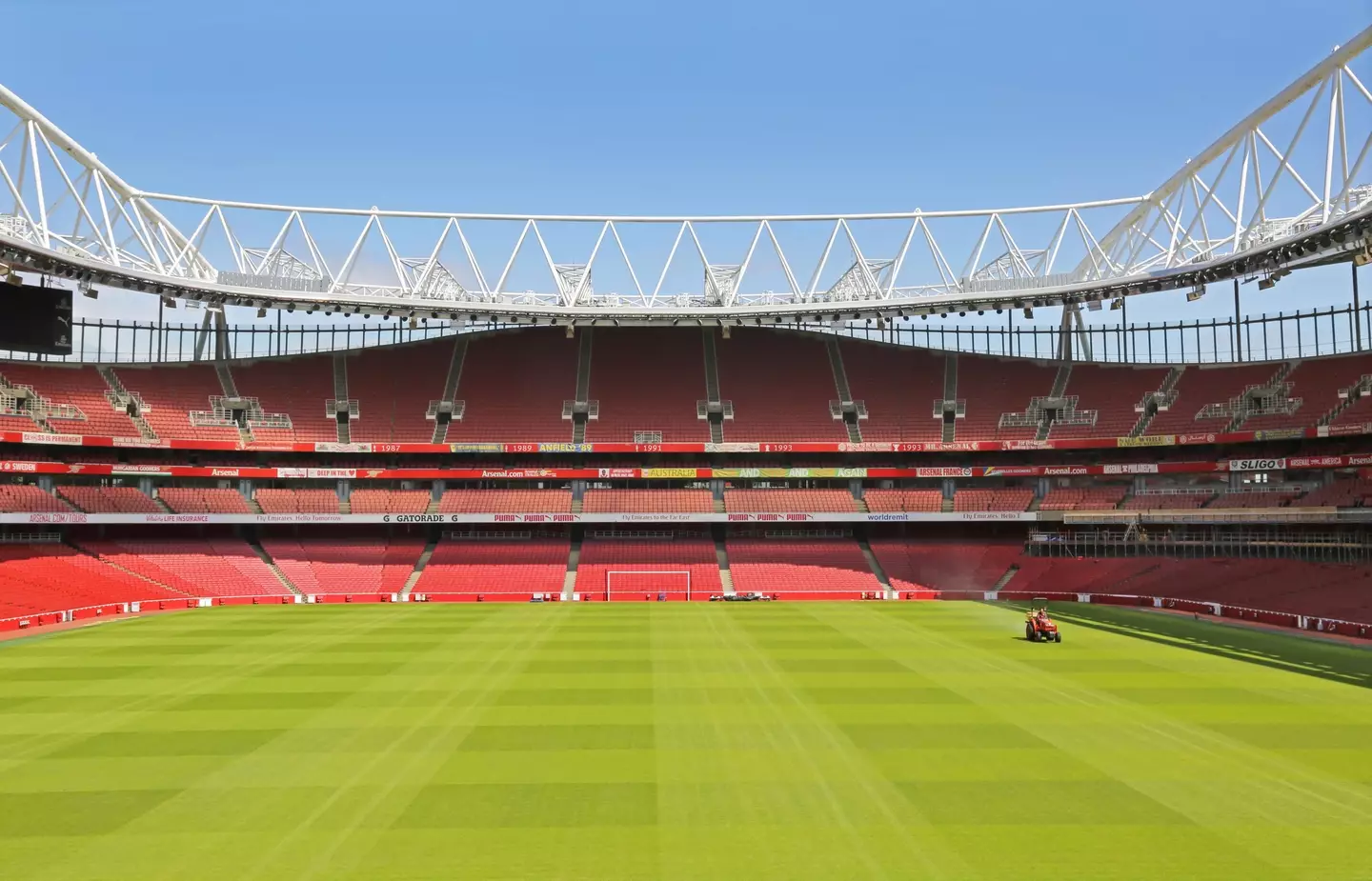 Emirates Stadium.