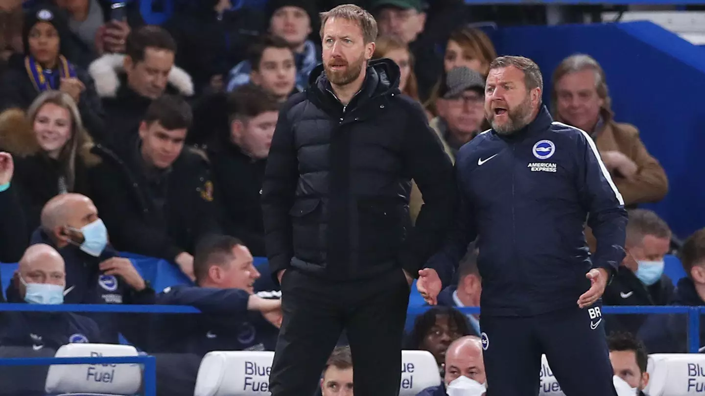 Graham Potter and backroom team pictured for first time since Chelsea arrival