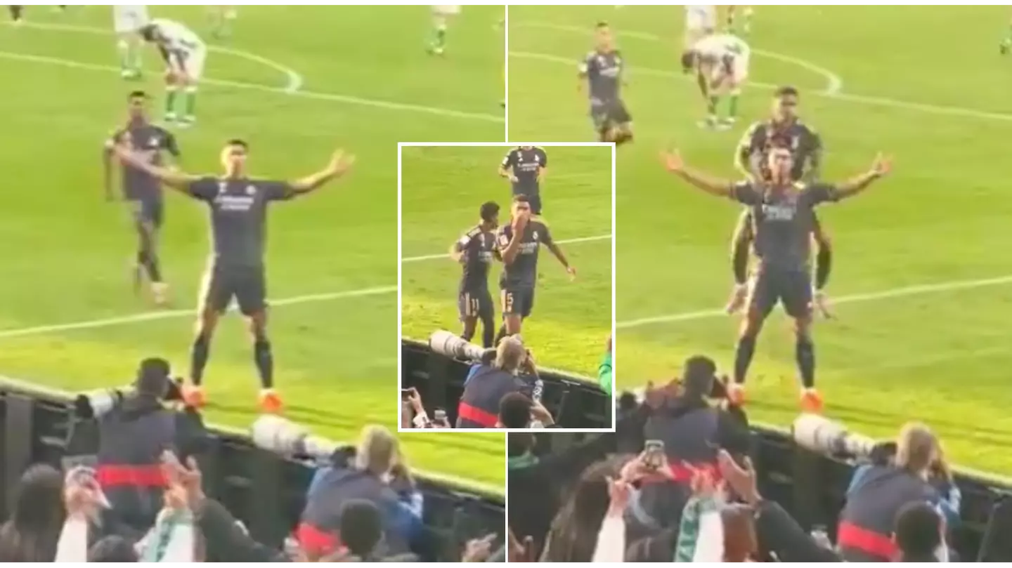 New angle of Jude Bellingham's celebration vs Real Betis shows it was aimed at one fan making obscene gesture
