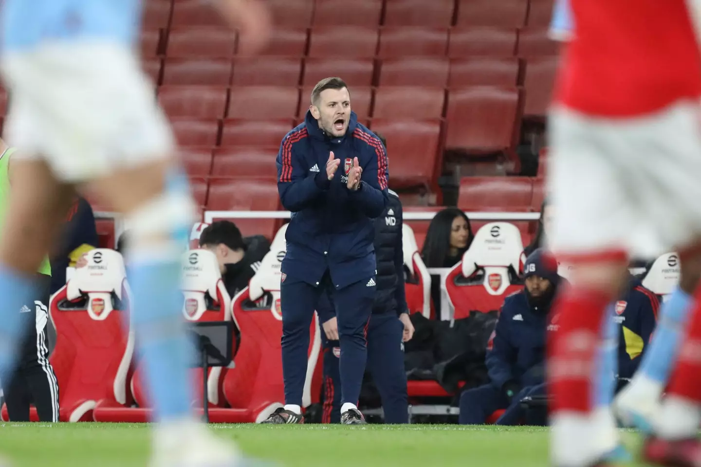 Jack Wilshere during Arsenal U18s' win over Manchester City in the FA Youth Cup. (