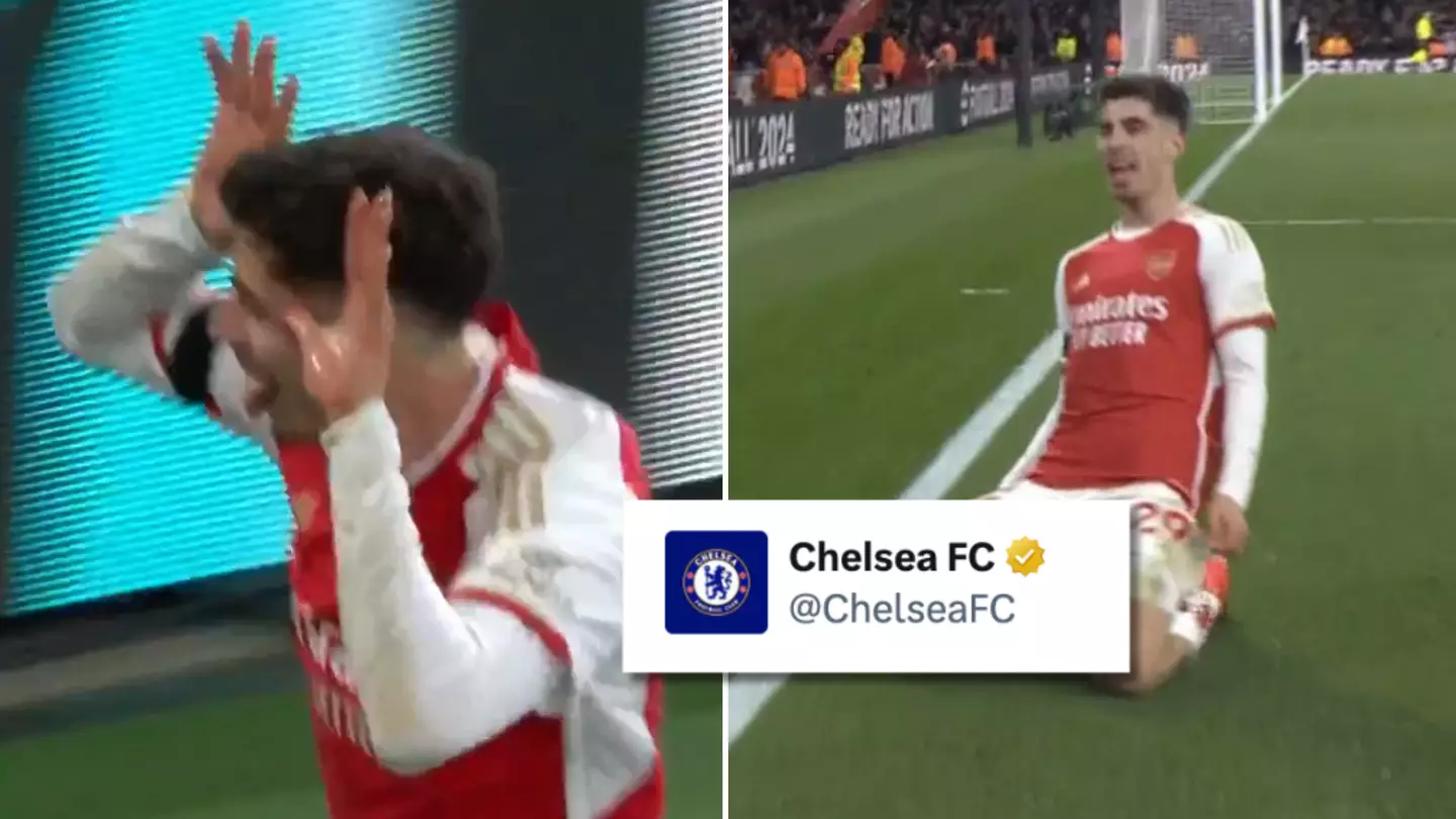 Everyone noticed what Chelsea's official X account did seconds after Kai Havertz scored