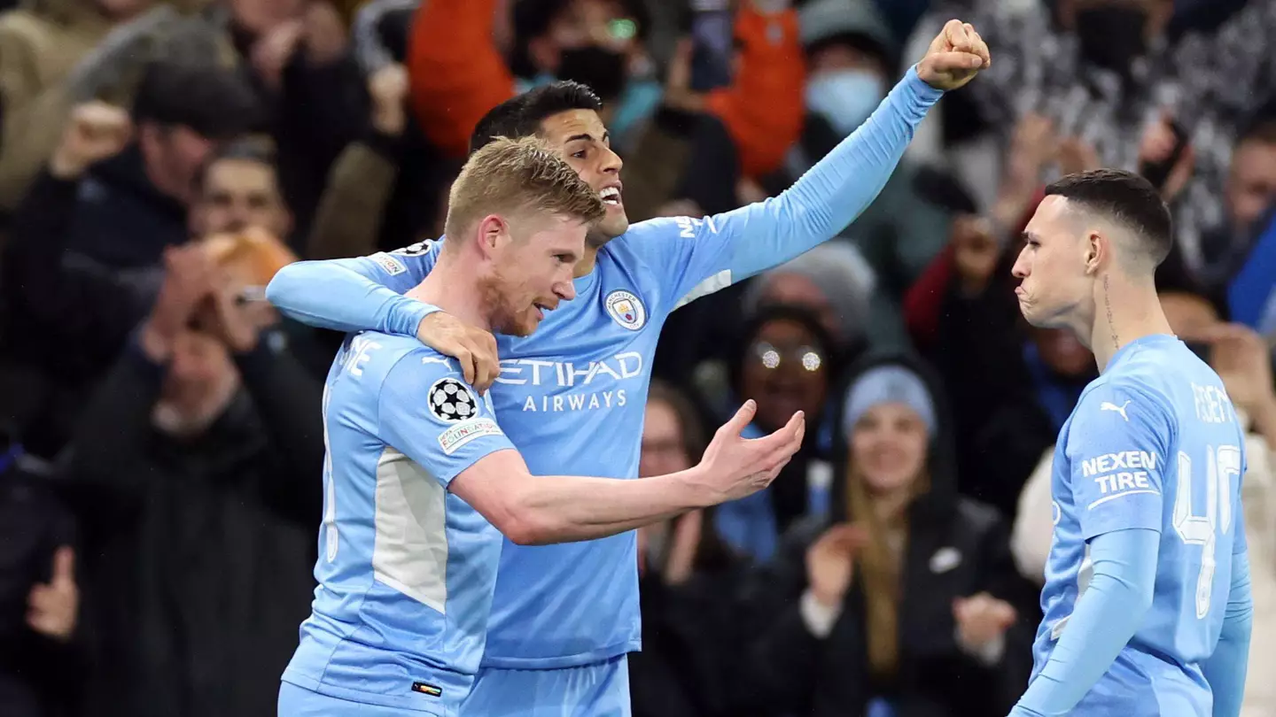 Joao Cancelo, Phil Foden and Kevin De Bruyne (Reuters/Alamy)