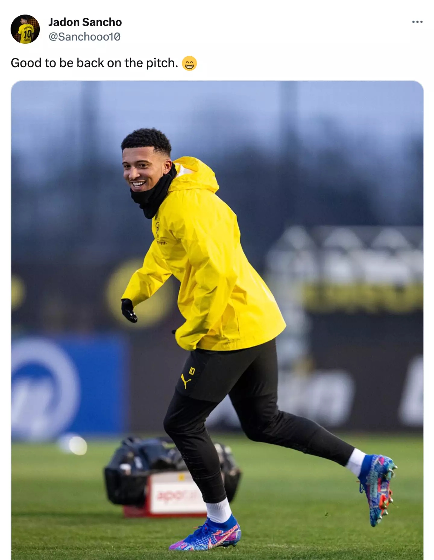 Sancho's latest post. (Image