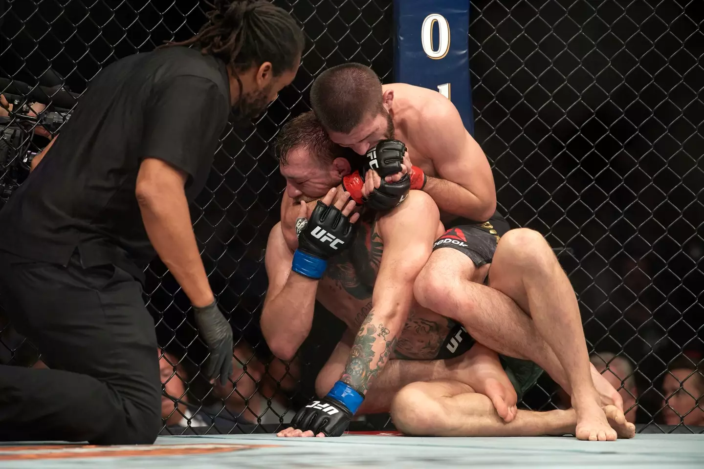 Khabib Nurmagomdov submitted Conor McGregor at UFC 229. Image: Getty