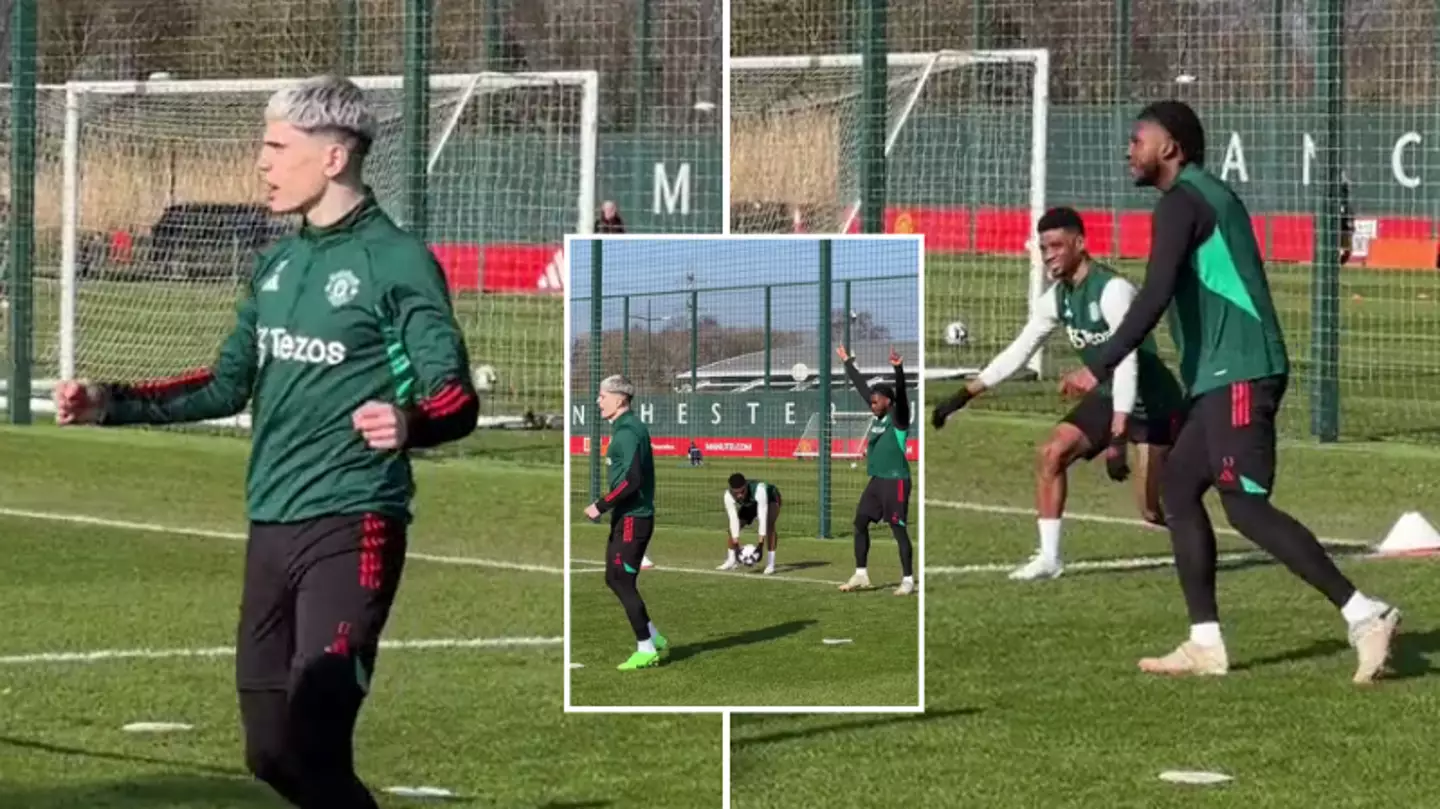 Fans think Man Utd squad are mocking rival player in training as new footage emerges