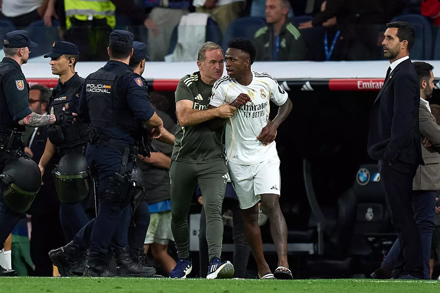Vinicius Jr has apologised for his behaviour. (Image: Angel Martinez/Getty Images)
