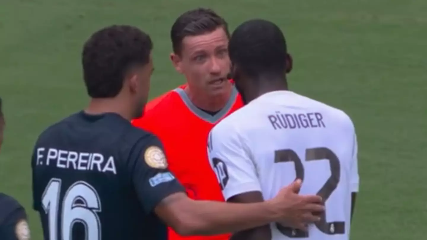Referee uses anti-racism protocol sign during Club World Cup as FIFA launch investigation into Antonio Rudiger incident