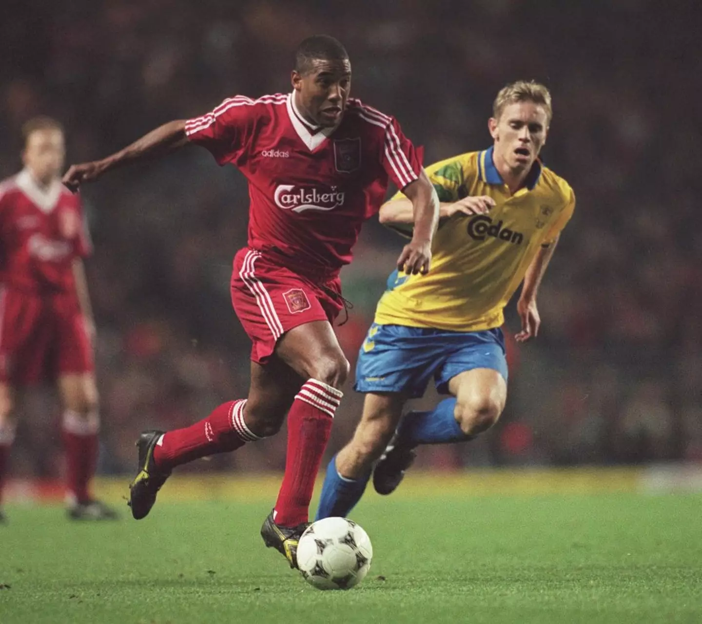 John Barnes made 406 appearances for Liverpool. (Image: Getty)