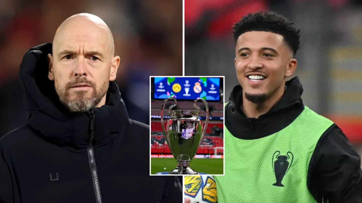 Bookies offer hilarious Jadon Sancho/Erik ten Hag odds ahead of Champions League final