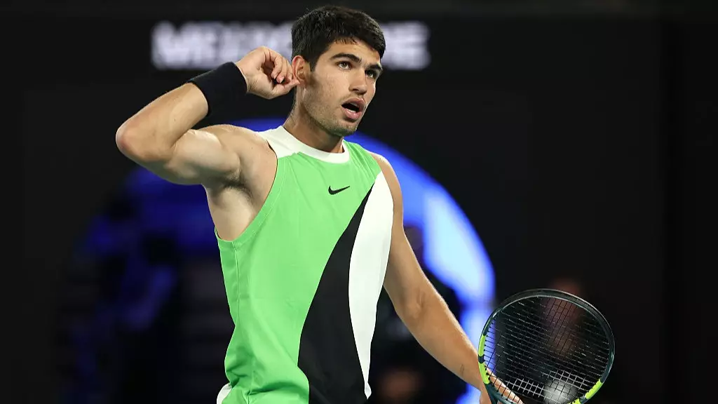 Carlos Alcaraz Writes ‘Retirement Message’ on Camera After Australian Open Win
