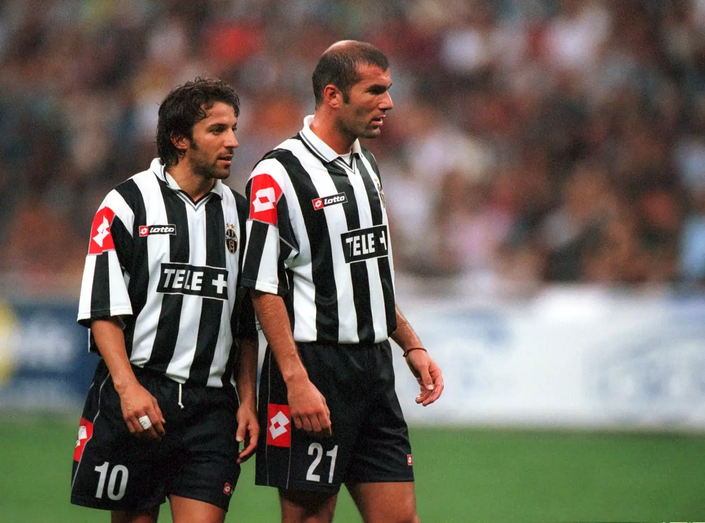 Zinedine Zidane played with Alessandro Del Piero during his time at Juventus. Image: Getty