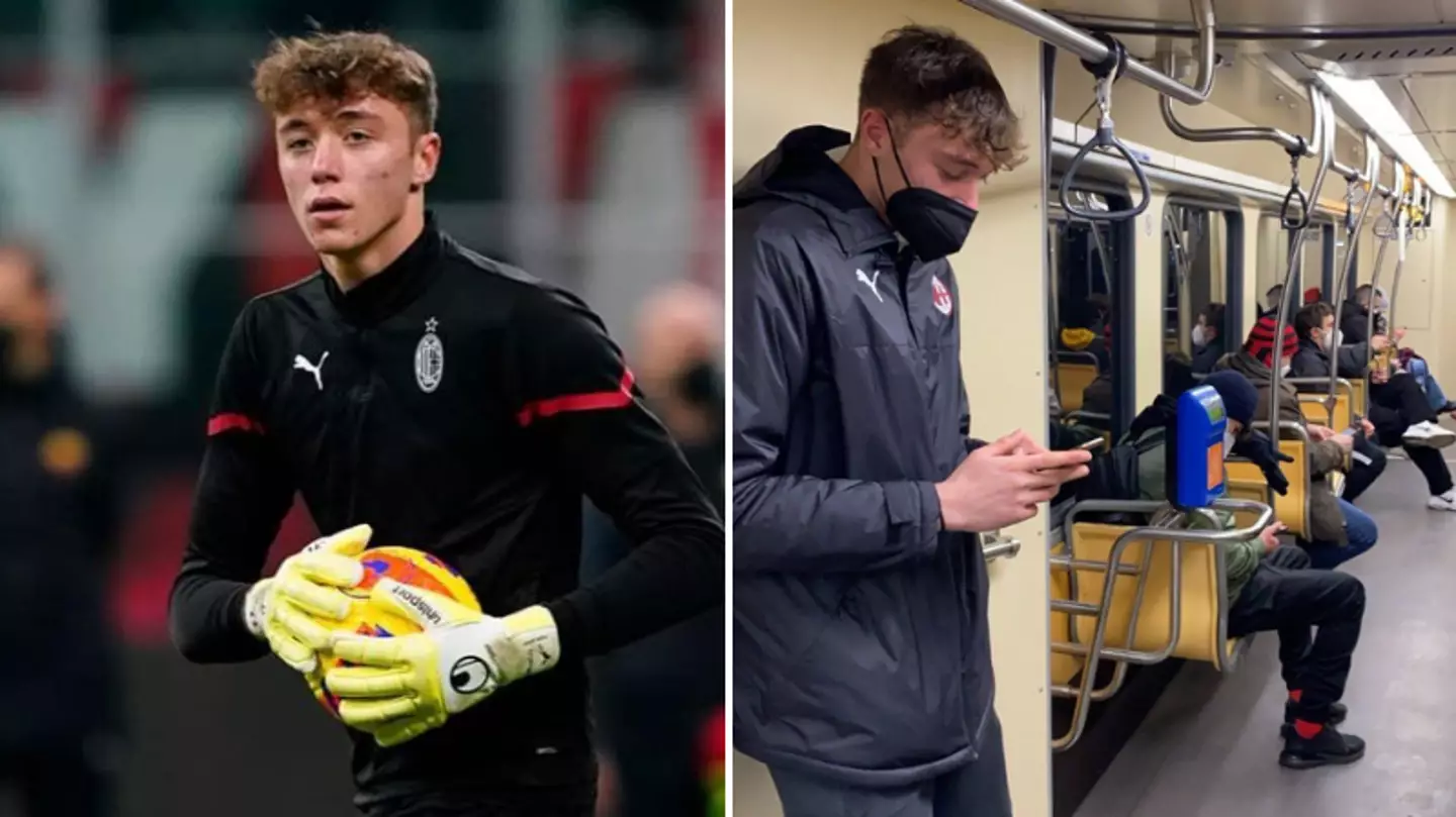 17-Year-Old AC Milan Goalkeeper Gets The Tram Home After Making First-Team Squad For The First Time