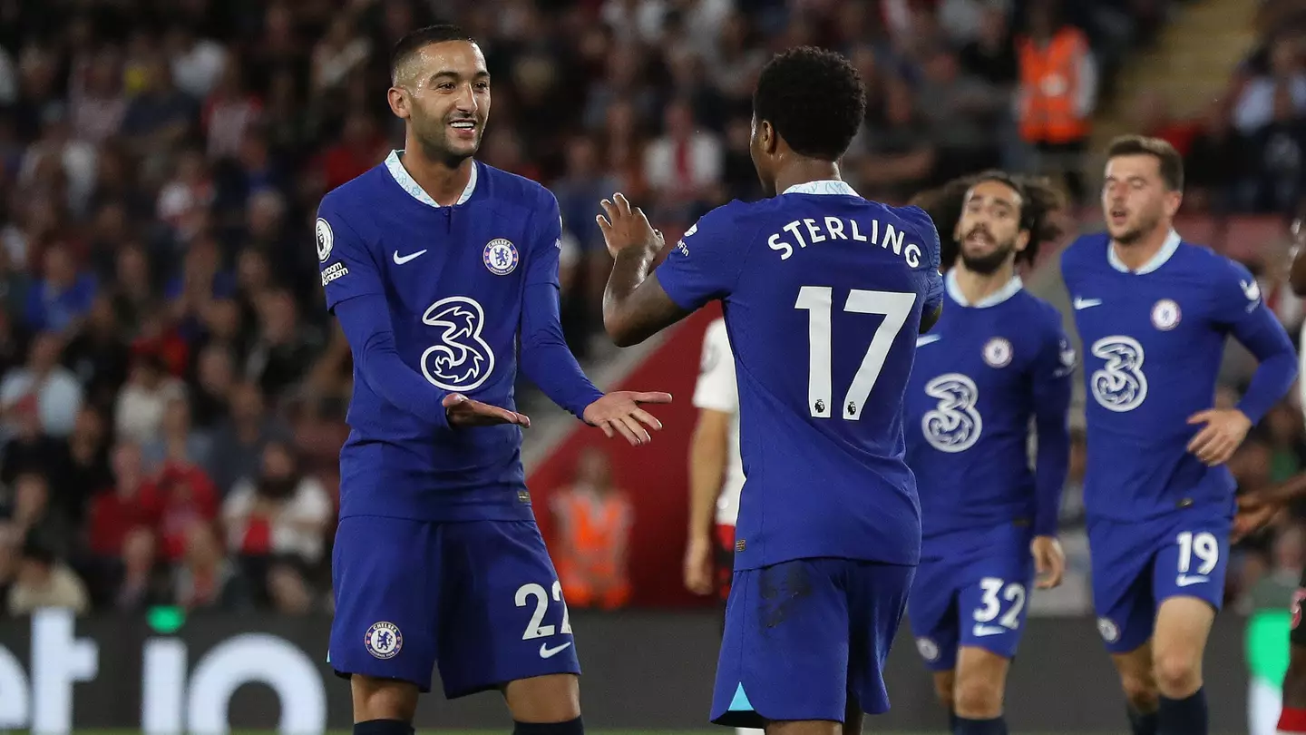 Raheem Sterling opens the scoring for Chelsea against Southampton. (Alamy)