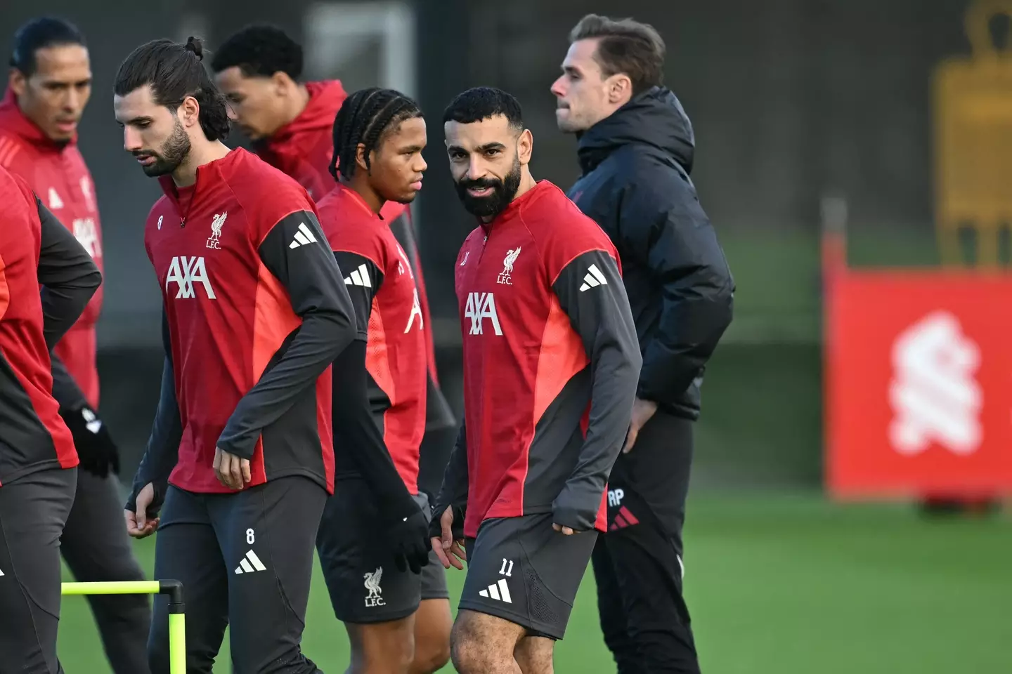 Mohamed Salah trained on Monday but didn't travel to Italy for Liverpool's game against Inter Milan. Image: Getty