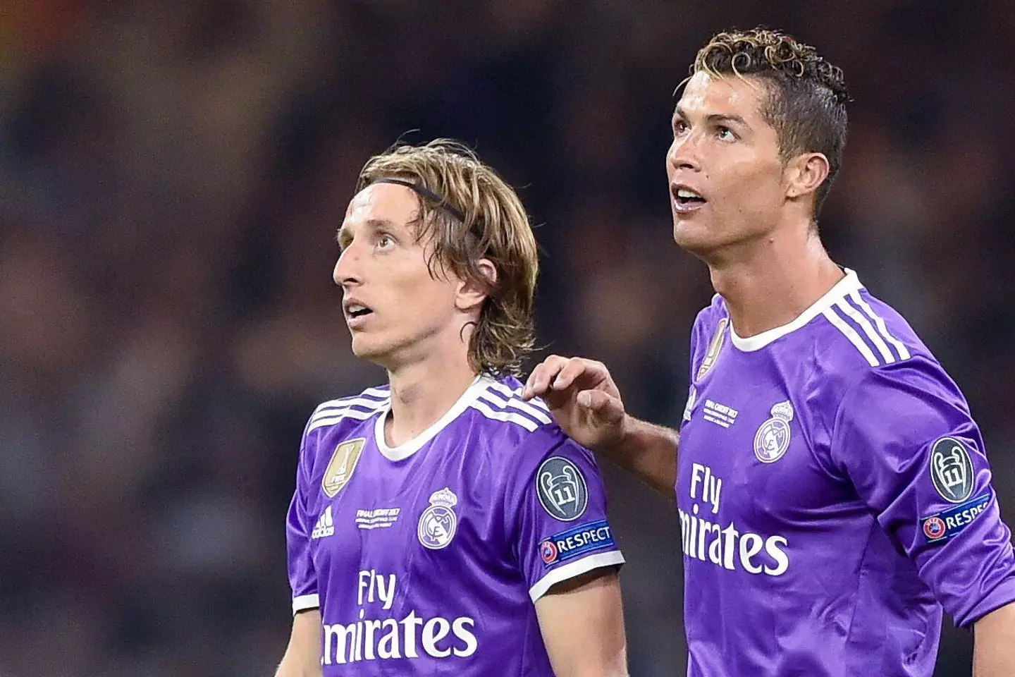 Modric and Ronaldo during their time at Real Madrid. (Image