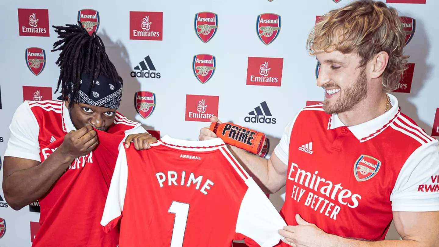 Arsenal Announce Partnership With KSI And Logan Paul Owned PRIME Hydration
