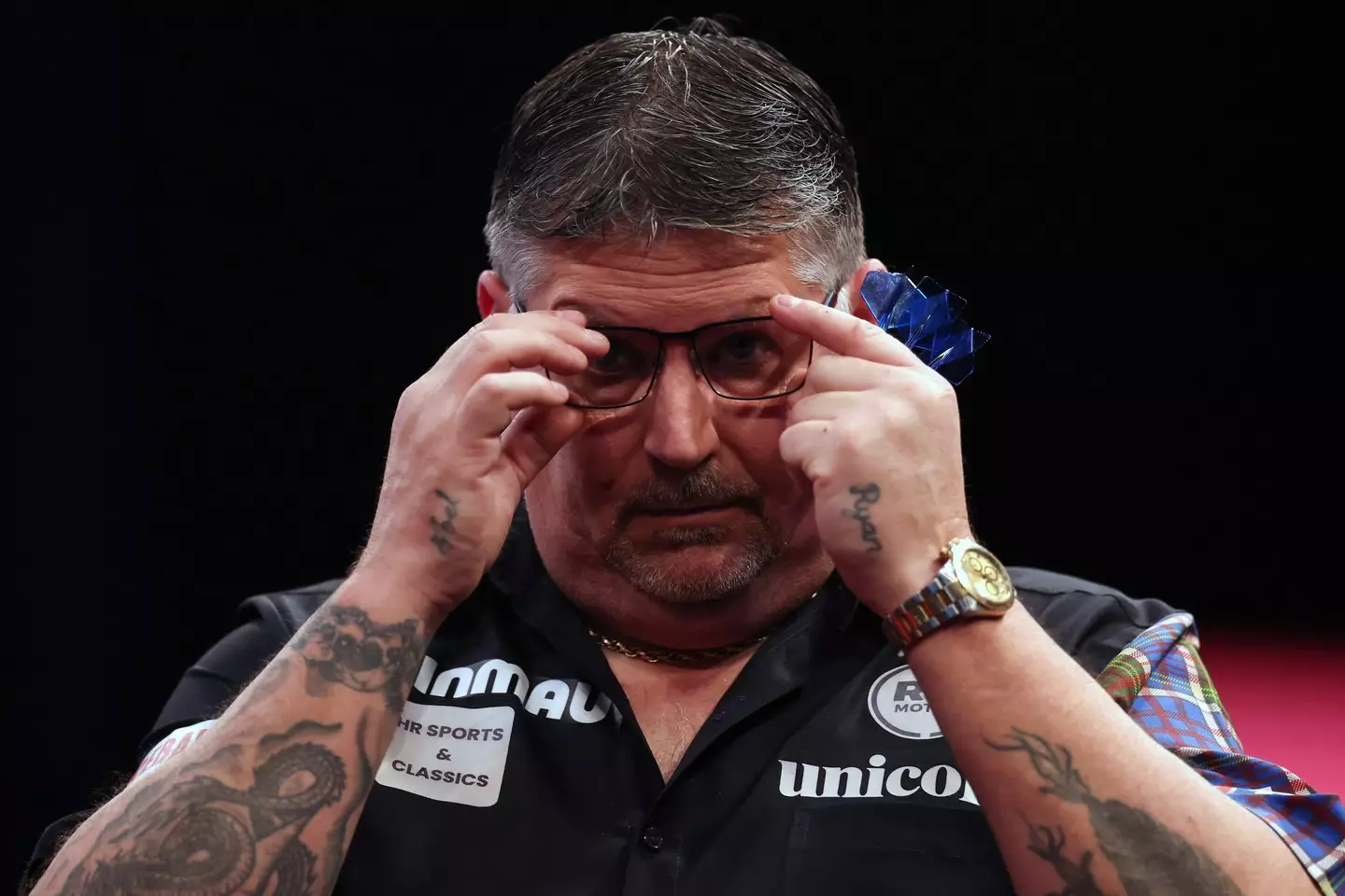 Gary Anderson reached the second round of the 2026 World Masters (Image: Getty)