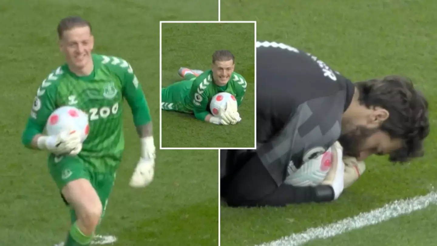 Jordan Pickford's Wink To The Liverpool Fans Comes Back To Haunt Him, Even Alisson Mocked Him