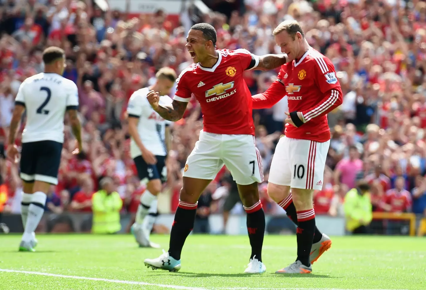 Depay struggled for form at United (Getty)