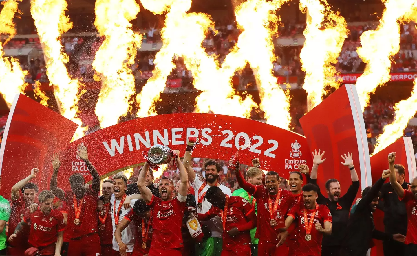 Liverpool picked up their 62nd trophy by beating Chelsea in the FA Cup final. Image: PA Images