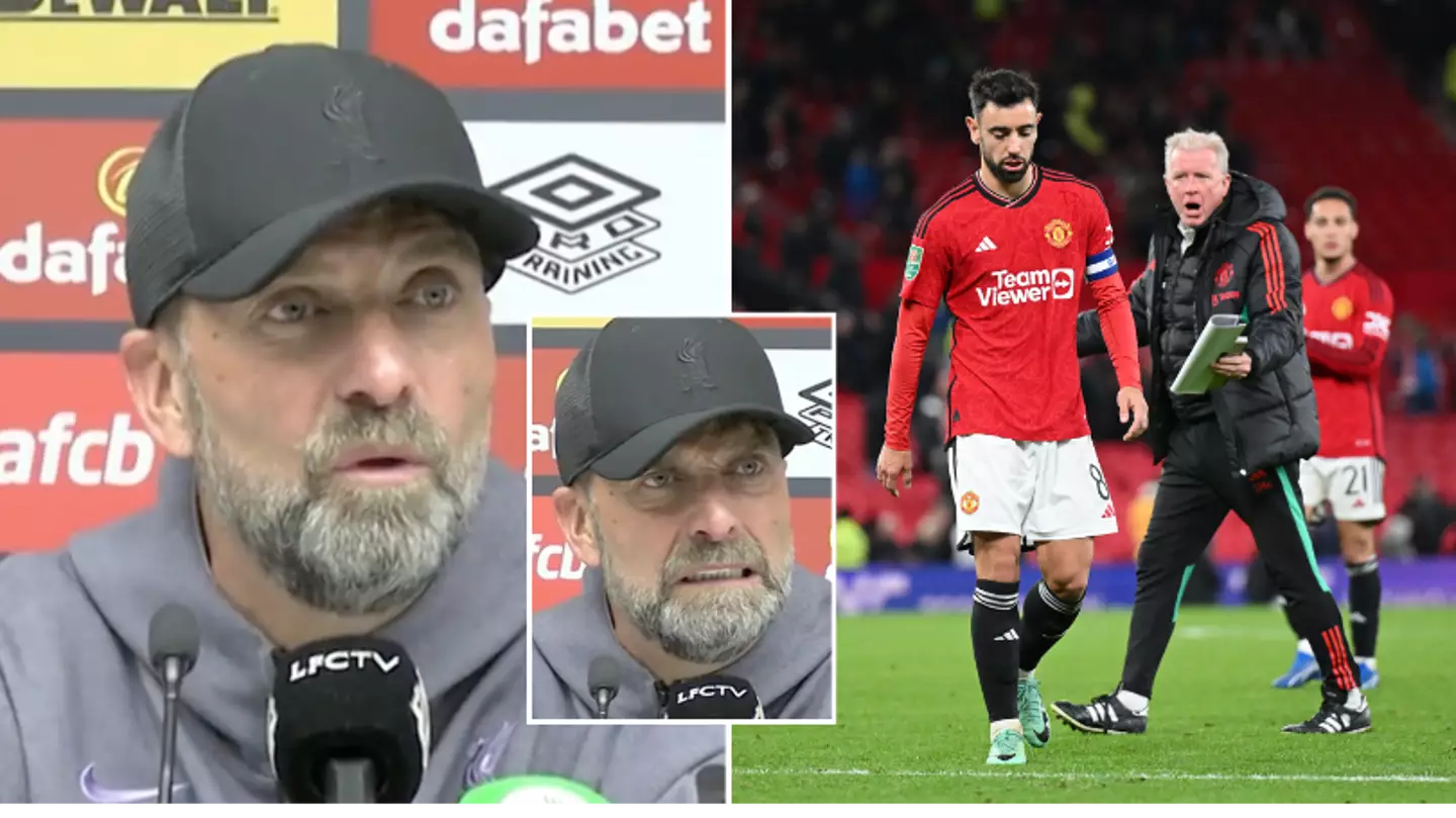 Jurgen Klopp's couldn't hide his immediate reaction to finding out Man Utd result vs Newcastle
