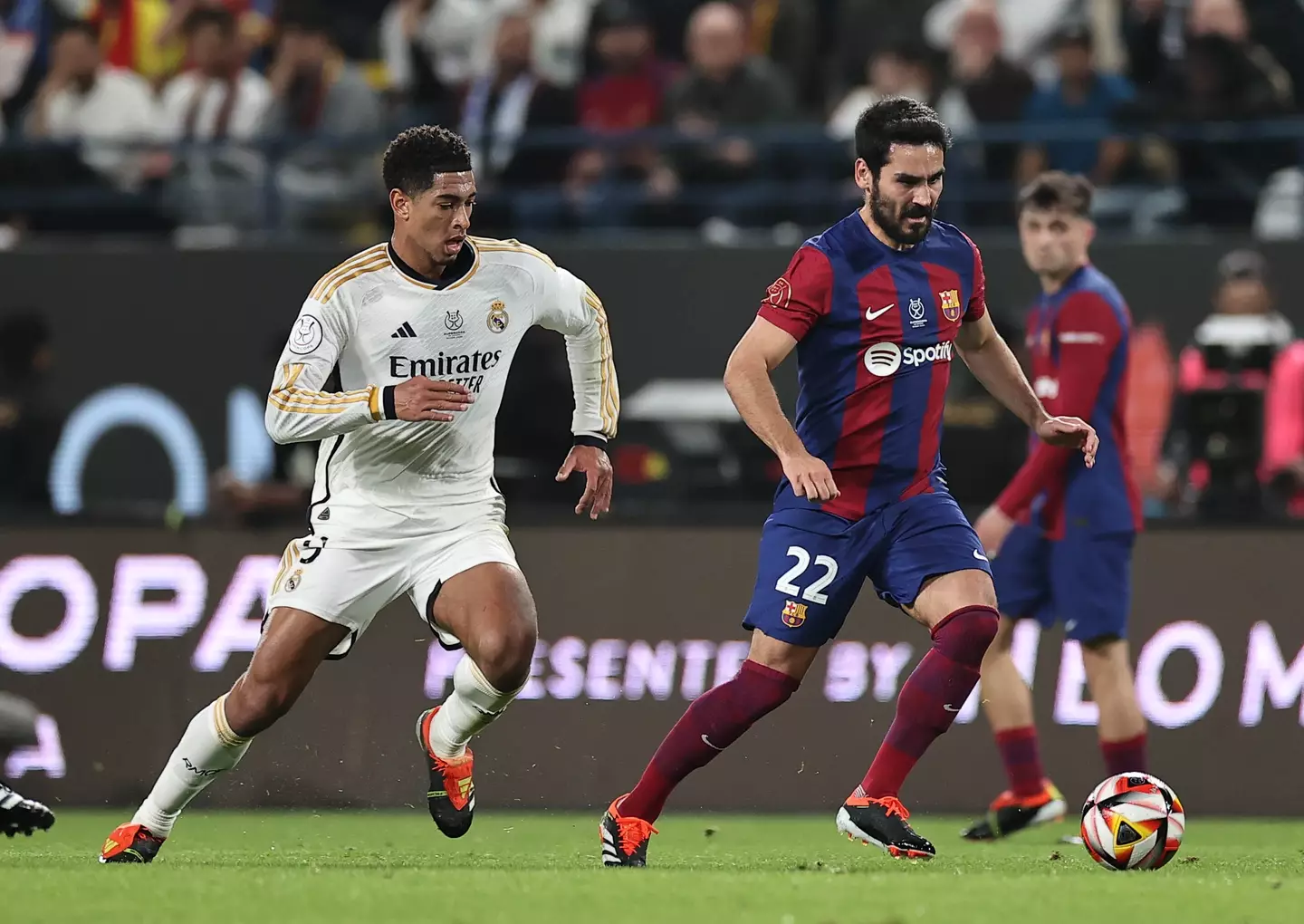 Jude Bellingham previously spoke about playing against Ilkay Gundogan. Image: Getty