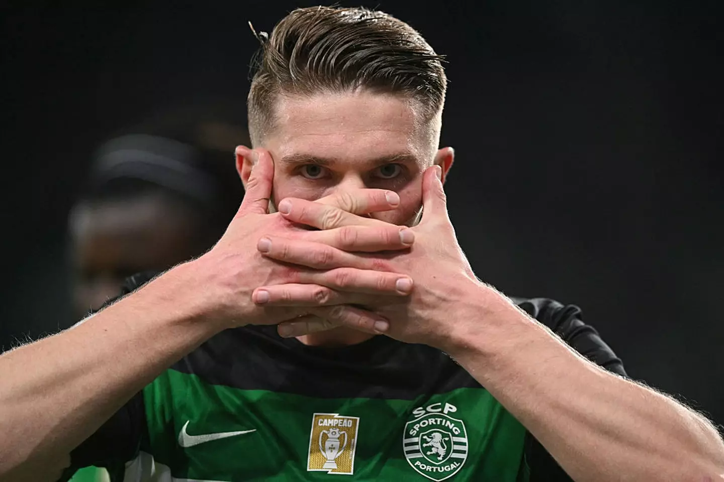 Viktor Gyokeres has been linked with the likes of Manchester United, Arsenal and Juventus this summer. (Image: Getty)