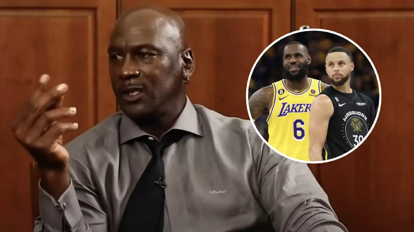 Michael Jordan didn't hesitate when picking who he'd rather face between Steph Curry and LeBron James in a 1vs1 NBA match