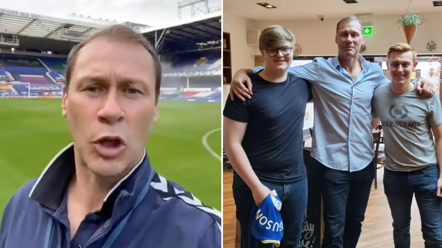 Everton Legend Duncan Ferguson Takes Fan Out For Dinner To Celebrate A-Level Results