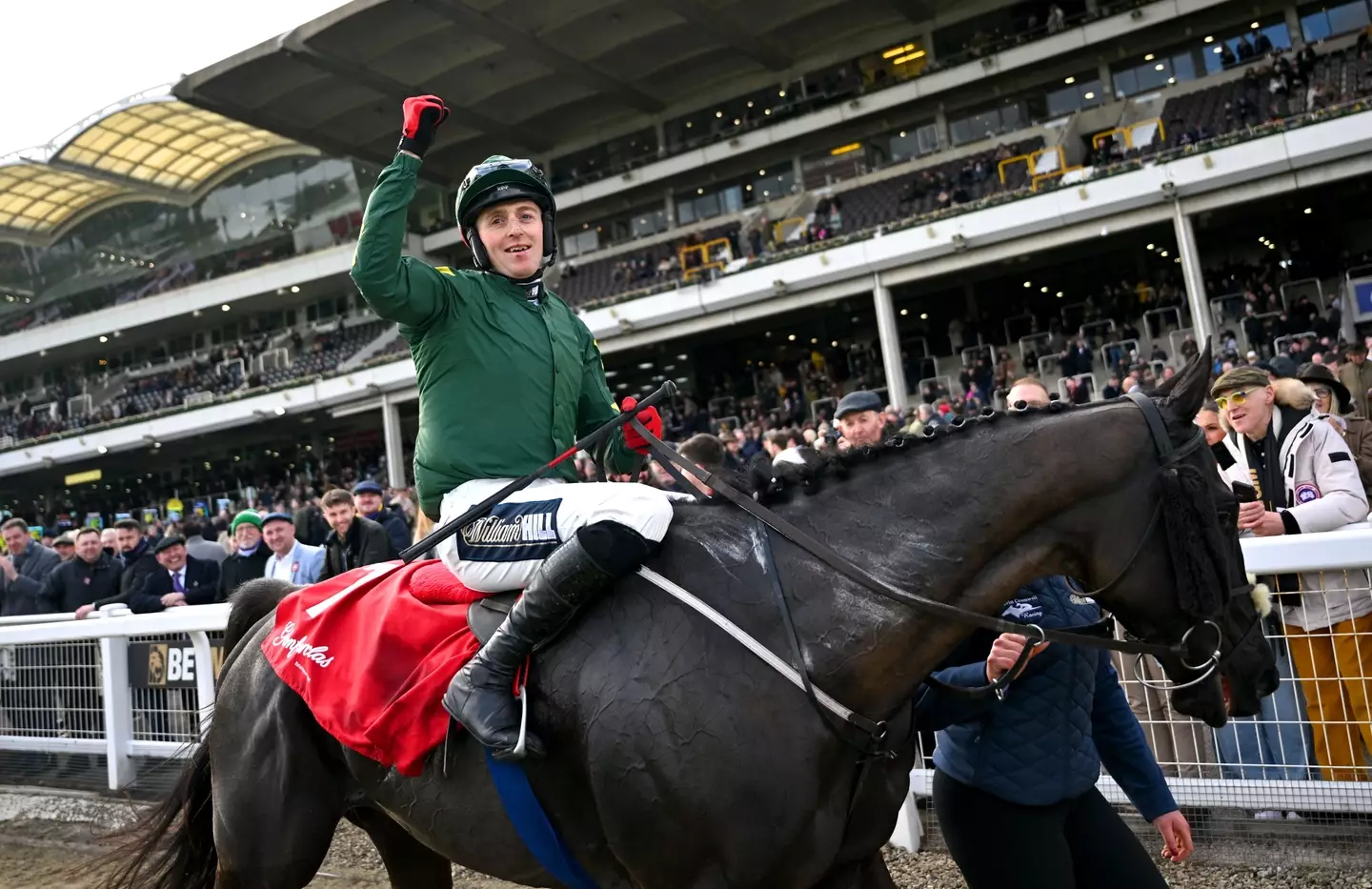 Keith Donoghue was one of seven jockeys banned at Cheltenham. Image: Getty