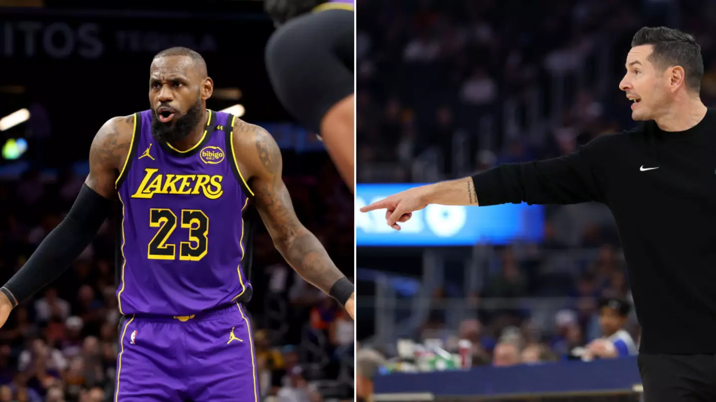 New angle emerges of LeBron James and JJ Redick's clash during Lakers defeat and it tells a whole new story